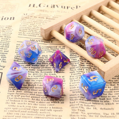 7-Dice  D4 D6 D8 D10 D% D12 D20 
Light Swirls