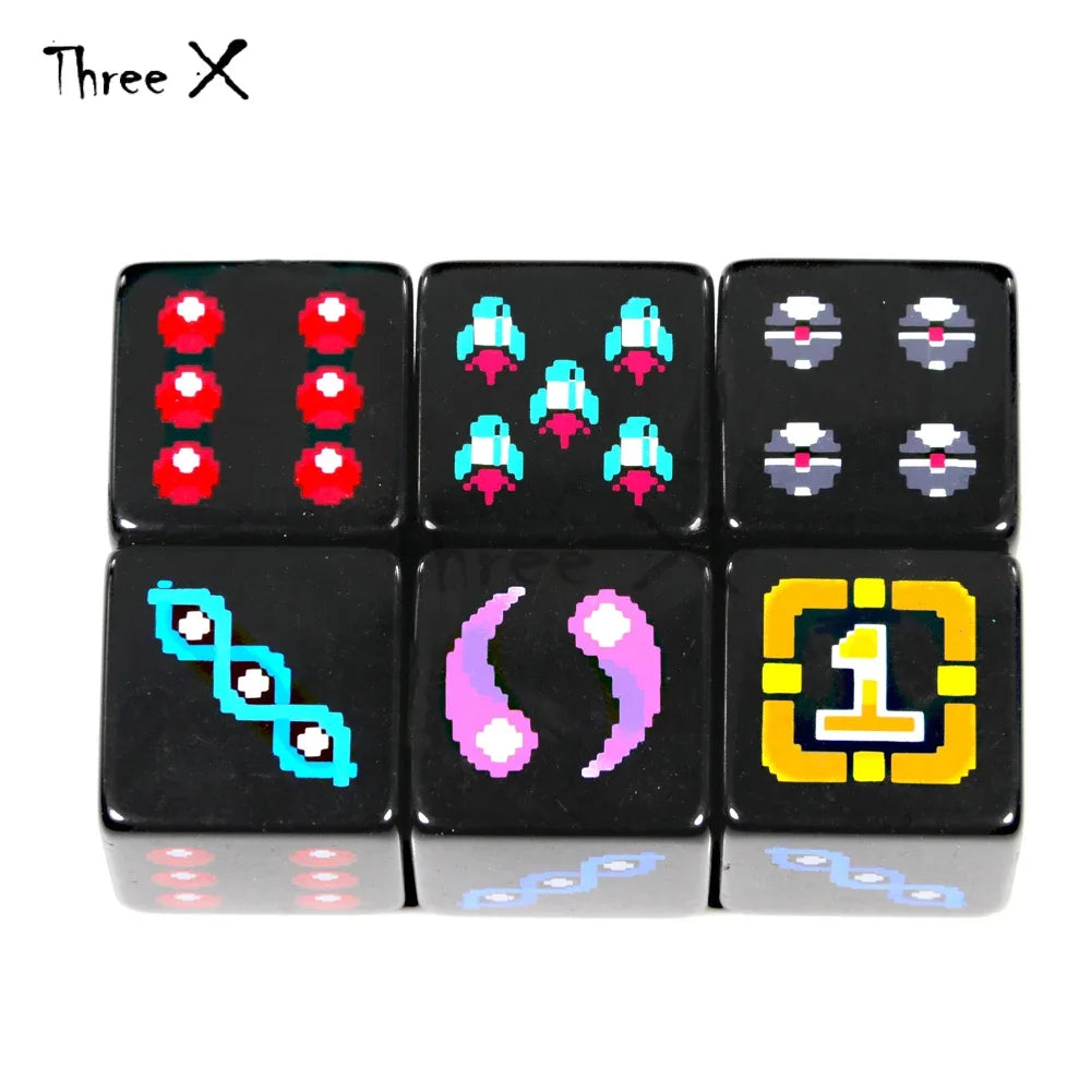 6pcs 18mm Dice Set