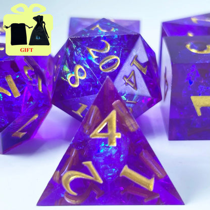 7Pcs Polyhedral Dice Set