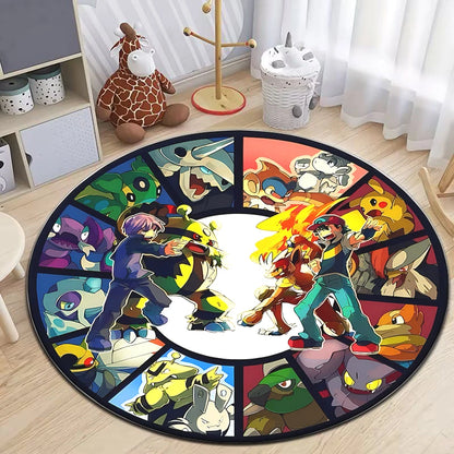 Poke Round Rug