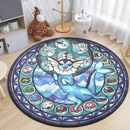 Poke Round Rug