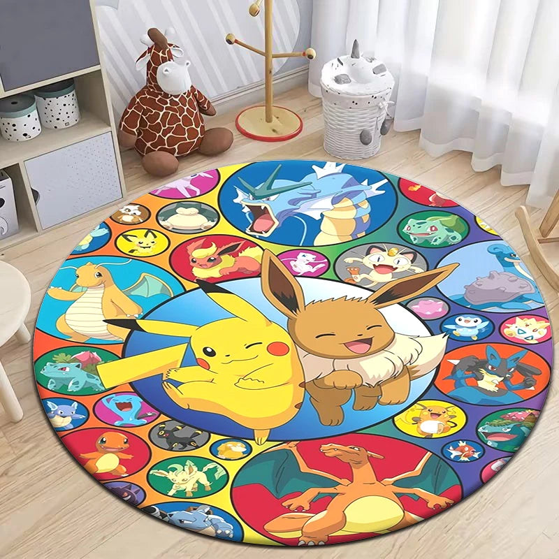 Poke Round Rug