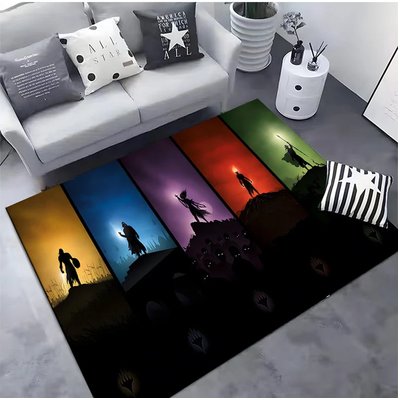 15 Size Gamer MTG Pattern Rug