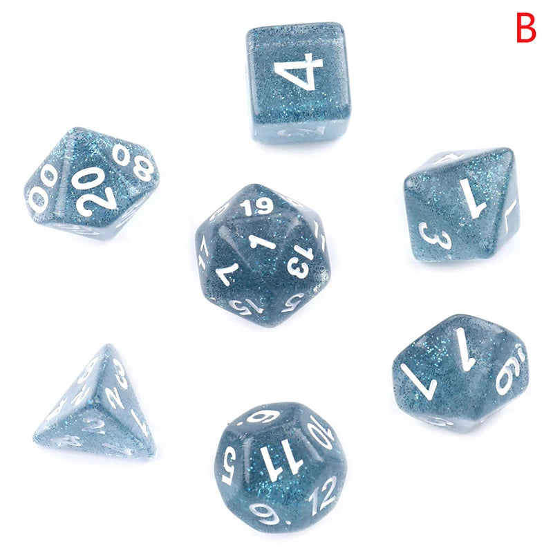 7-Dice  D4 D6 D8 D10 D% D12 D20 
Light Swirls