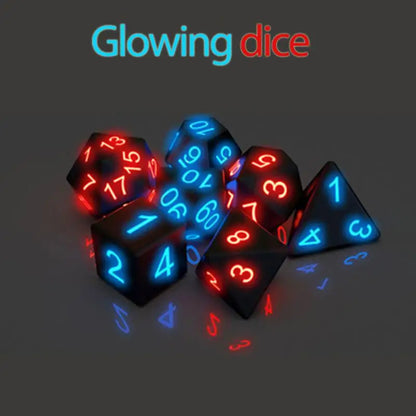 Outdoor Party Vibration Luminous Dice Set Board Game Electronic Dice Electronic Dice Role Playing Game MTG Table Games