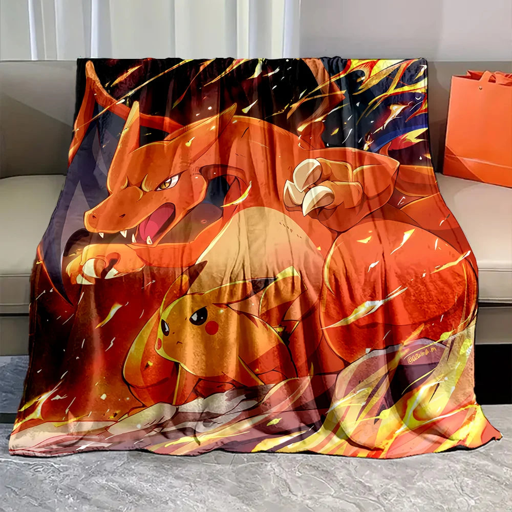 Poke Char Flannel Blanket