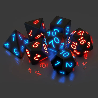 Outdoor Party Vibration Luminous Dice Set Board Game Electronic Dice Electronic Dice Role Playing Game MTG Table Games