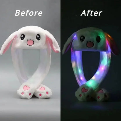 Poke LED Glowing Hat W/ Moving Ears