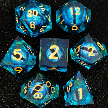 7Pcs Polyhedral Dice Set