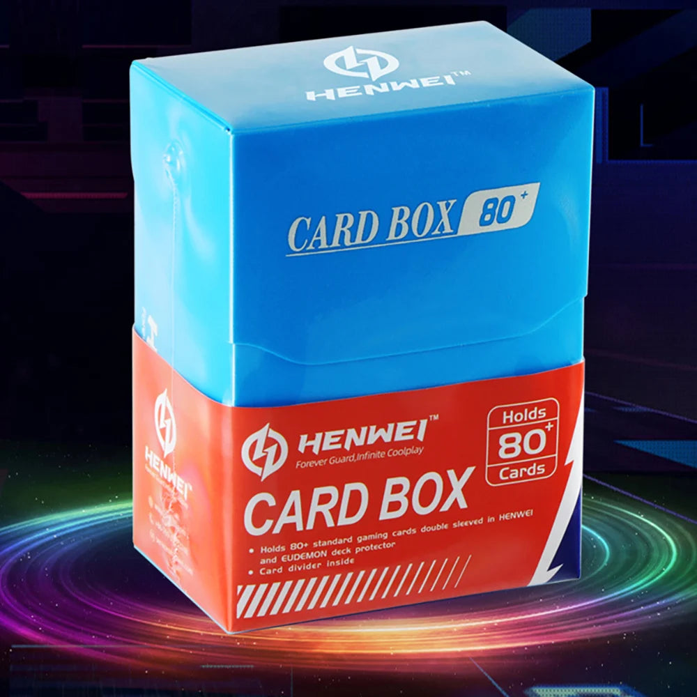 Plastic 80+Card Deck Box Storage