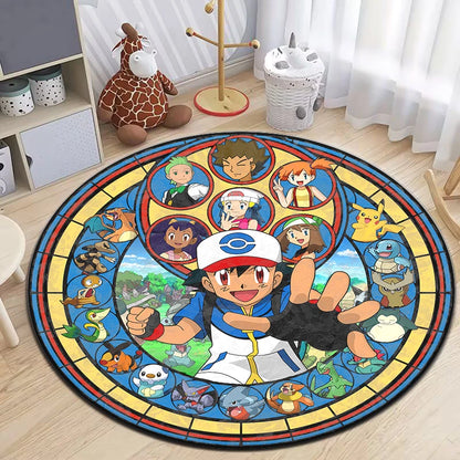 Poke Round Rug