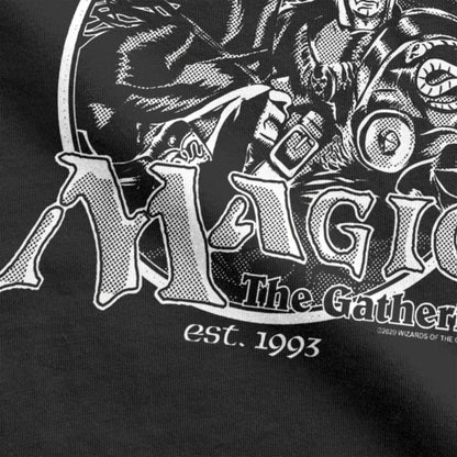 Magic Games Gathering MTG T-Shirt Men Retro Logo Funny Cotton Tees Crewneck Short Sleeve T Shirt Plus Size merch