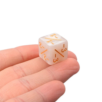 10Pcs MTG 16mm 6 Side Dice Counters +1/-1 Counting Dice Token & Loyalty Dice