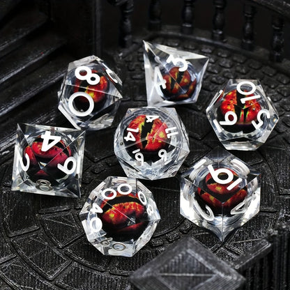 7Pcs Polyhedral Dice Set