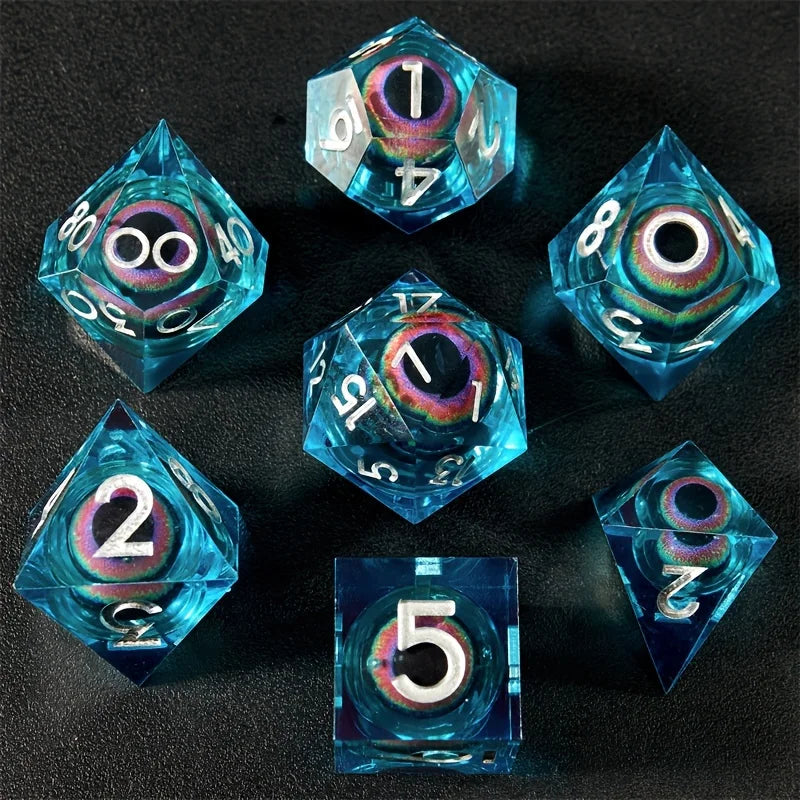 7Pcs Polyhedral Dice Set