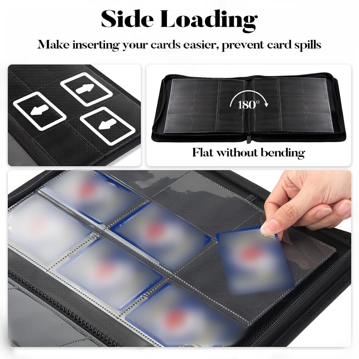 9 Pocket Trading Card Binder