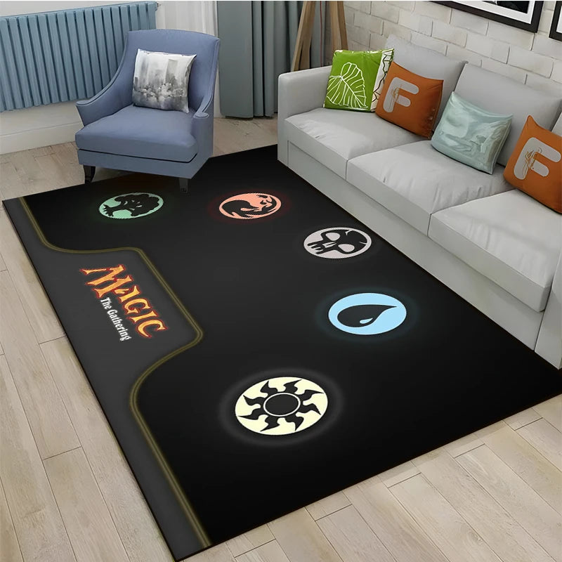 15 Size Gamer MTG Pattern Rug