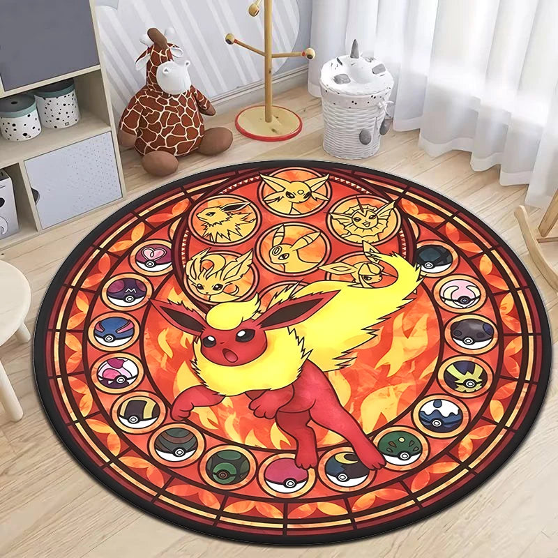 Poke Round Rug