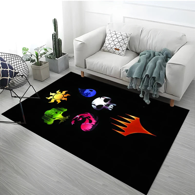 15 Size Gamer MTG Pattern Rug