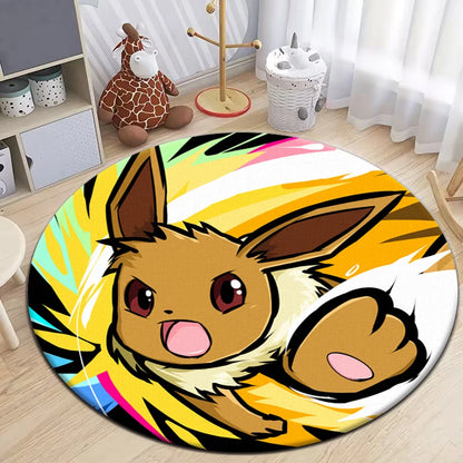 Poke Round Rug