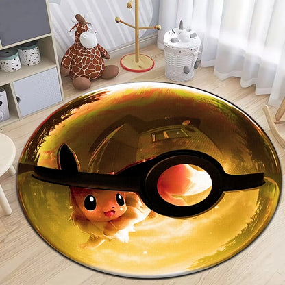 Poke Round Rug