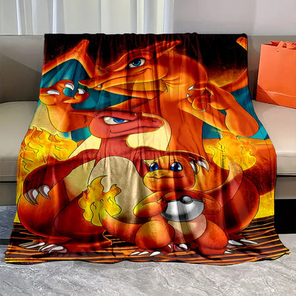 Poke Char Flannel Blanket