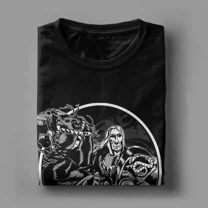 Magic Games Gathering MTG T-Shirt Men Retro Logo Funny Cotton Tees Crewneck Short Sleeve T Shirt Plus Size merch