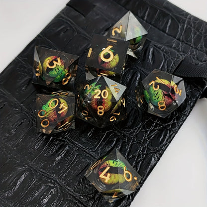 7Pcs Polyhedral Dice Set