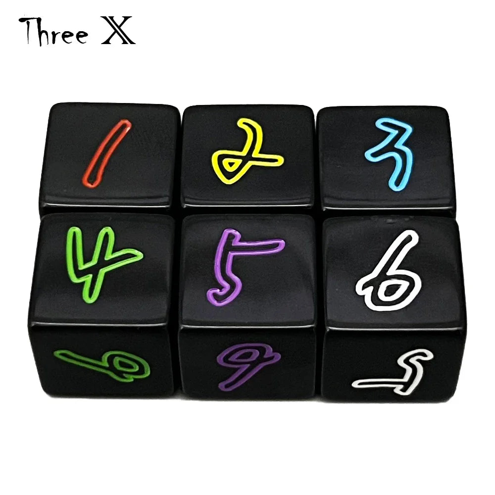 6pcs 18mm Dice Set