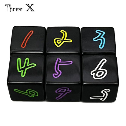 6pcs 18mm Dice Set