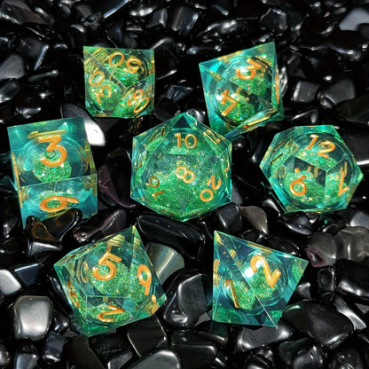 7Pcs Polyhedral Dice Set