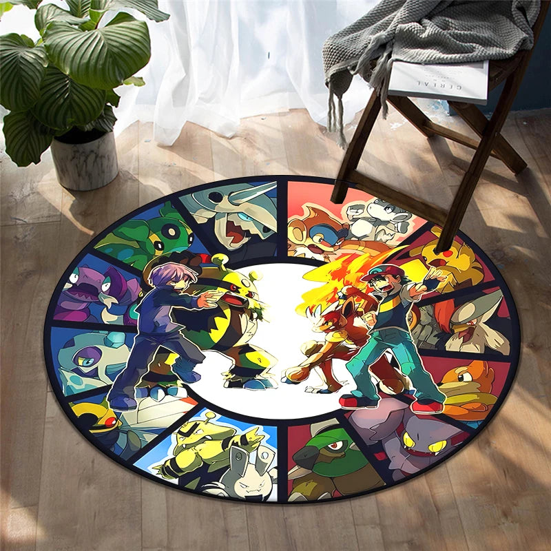 Poke Round Rug