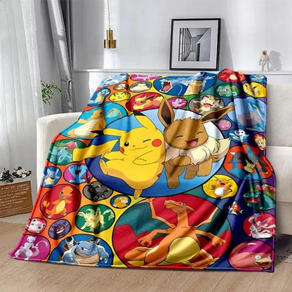 Poke Flannel Blanket