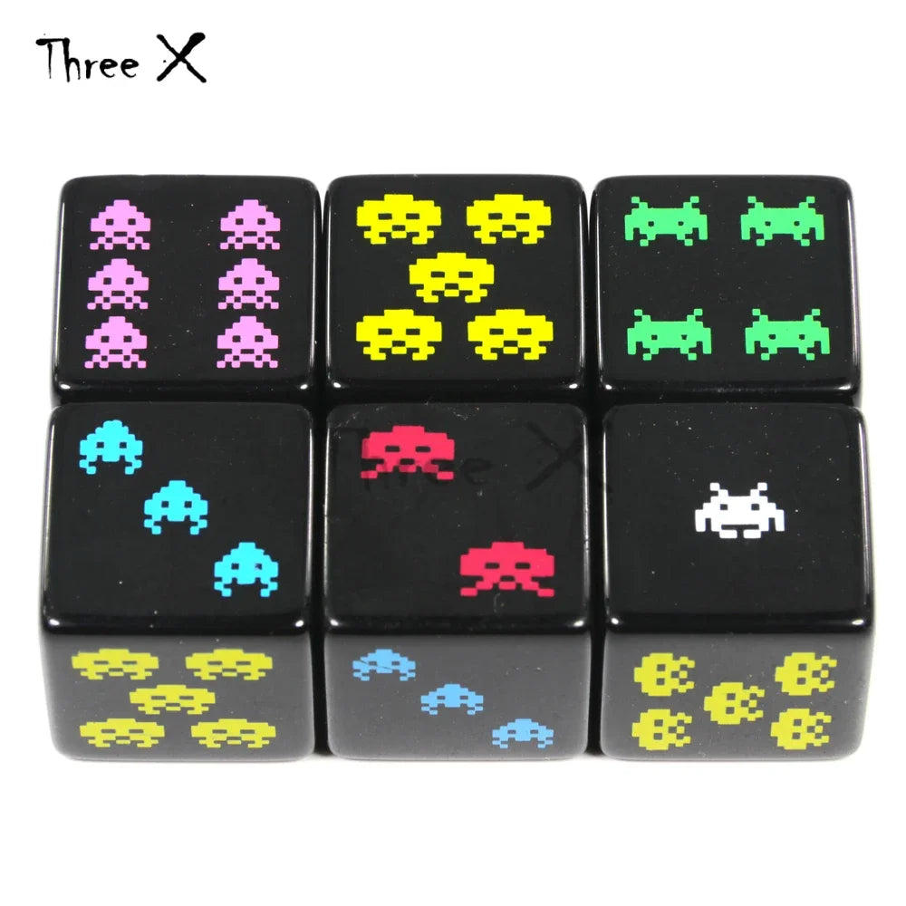 6pcs 18mm Dice Set