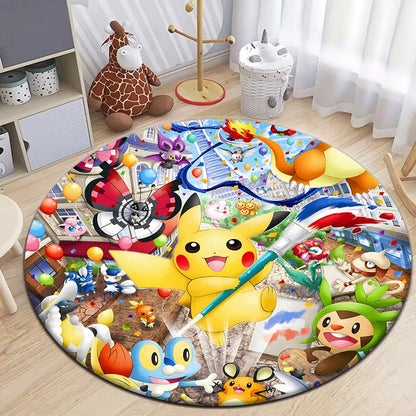 Poke Round Rug