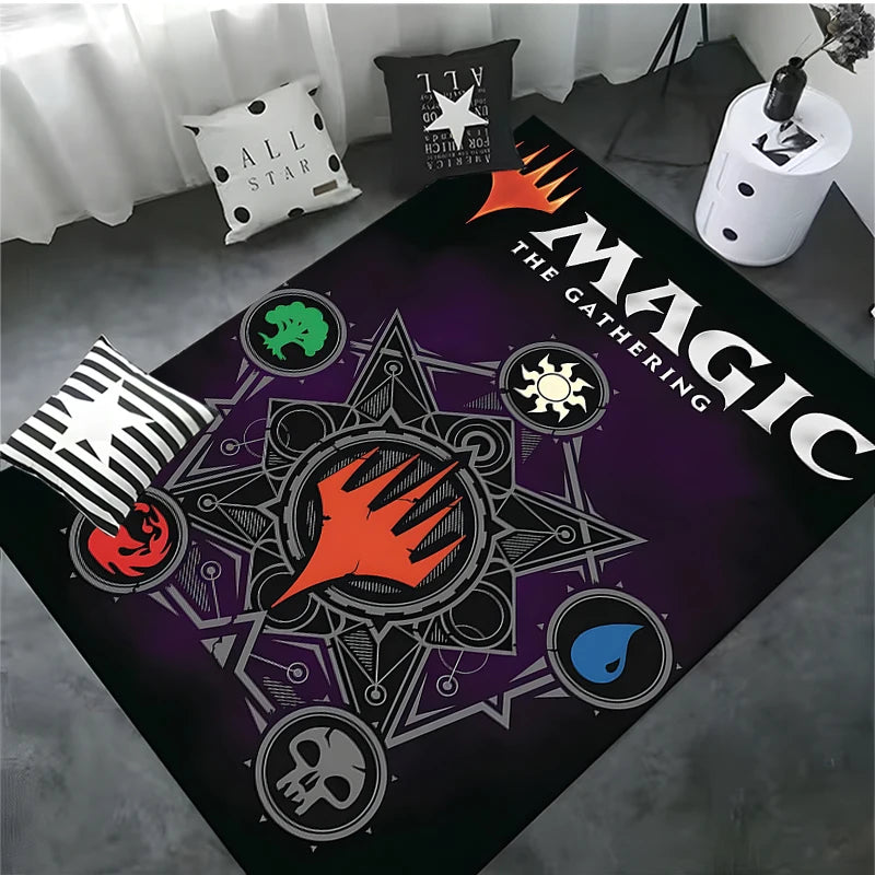 15 Size Gamer MTG Pattern Rug