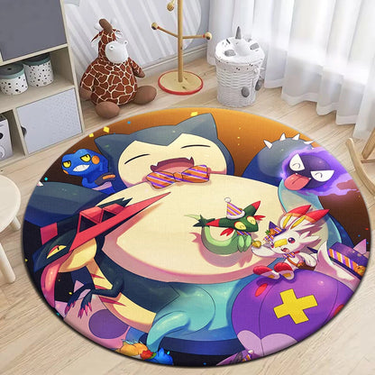 Poke Round Rug