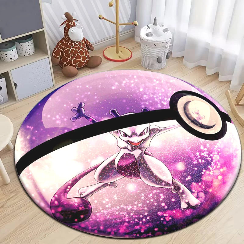 Poke Round Rug