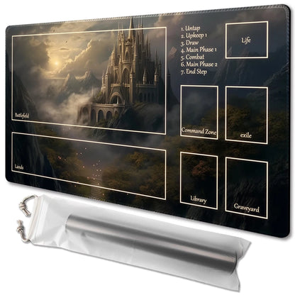 Mist Castle-Board Game Playmat Table Mat  Size 60X35 CM