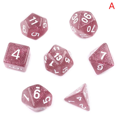 7-Dice D4 D6 D8 D10 D% D12 D20 
White Sparkle