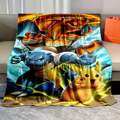 Poke Char Flannel Blanket