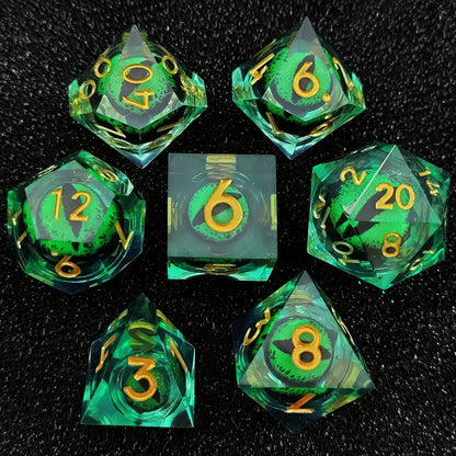 7Pcs Polyhedral Dice Set