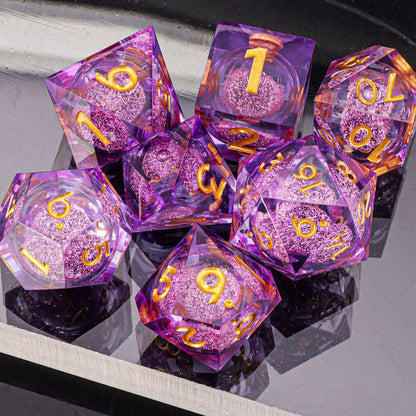 7Pcs Polyhedral Dice Set