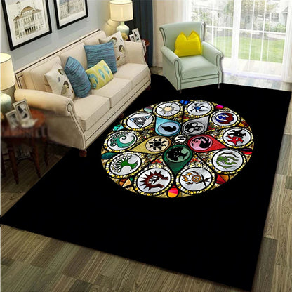 15 Size Gamer MTG Pattern Rug