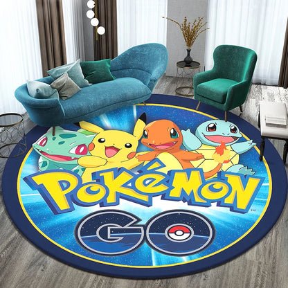 Poke Round Rug