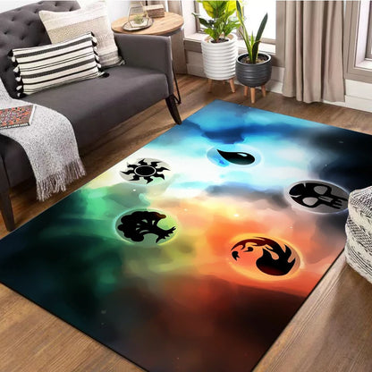 15 Size Gamer MTG Pattern Rug