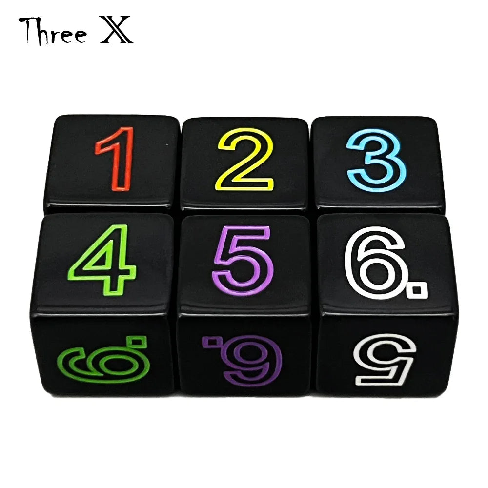 6pcs 18mm Dice Set