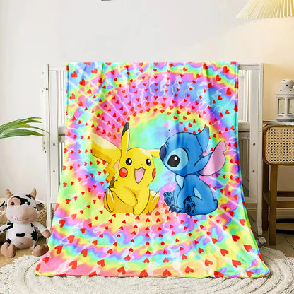 Poke Blanket/ Throw Flannel