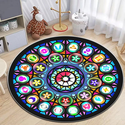 Poke Round Rug