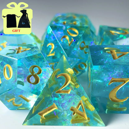 7Pcs Polyhedral Dice Set